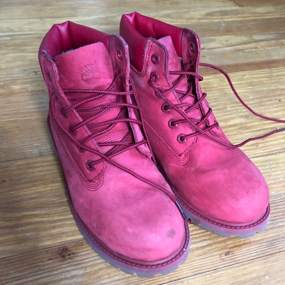 All ReD Timberland Waterproof Boots
